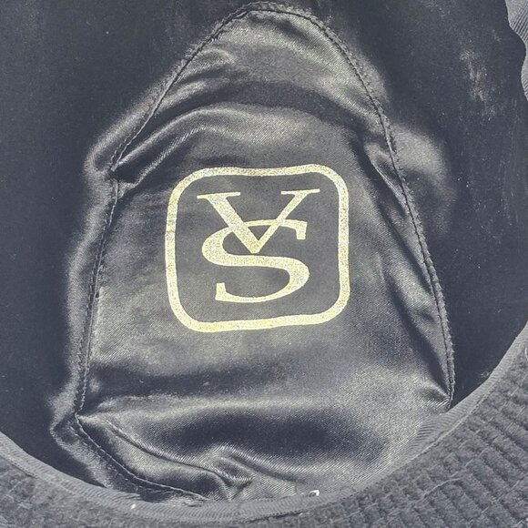 Stacy Adams Black Fedora Hat L/XL Polyester - Picture 8 of 12